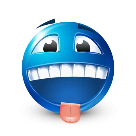 Tongue Out Blue Emoji Emoji Funny Emoji Faces