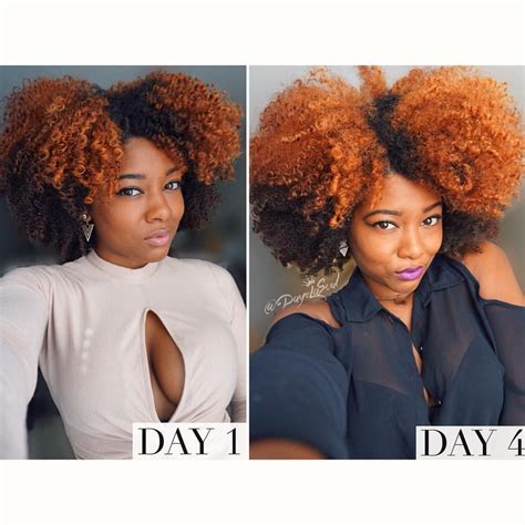 Braid Out Day 1 Vs Day 4 Hair Natural Hair See This Instagram Photo By Dayelasoul • 2 517 Likes