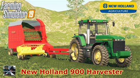 Farming Simulator 2019 New Holland 900 Forage Harvester And Trailer