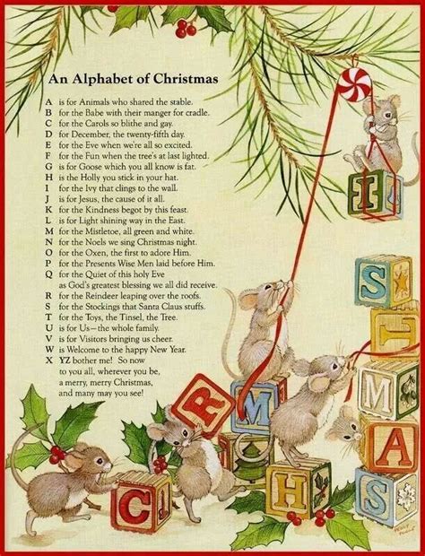An Alphabet Of Christmas From Countdown To Christmas In Facebook