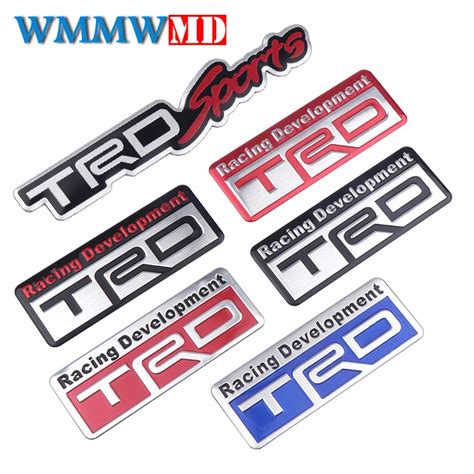 3d Metal Trd Sportivo Emblem Decal Toyota Racing Development Sticker 7