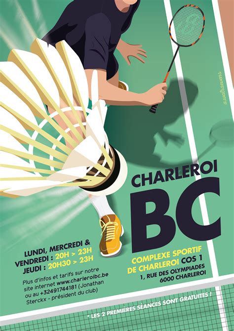 Badminton Poster Sport Poster Design Creative Poster Design Sports