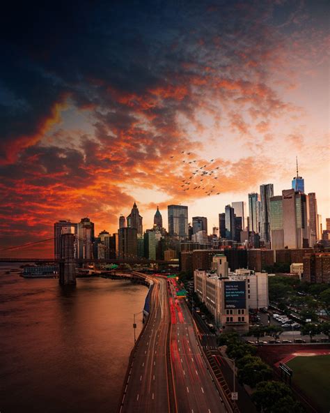 New York City Sunset Wallpapers - Top Free New York City Sunset