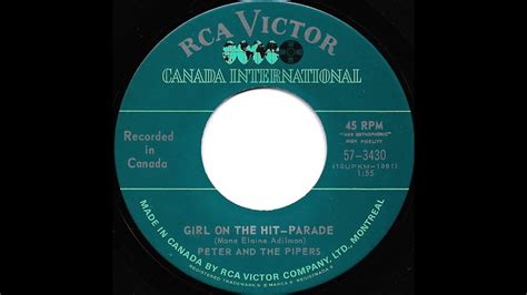 Peter And The Pipers Girl On The Hit Parade Youtube