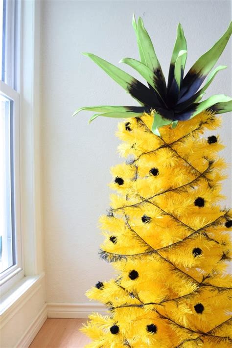 8 Pineapple Christmas Trees Thatll Put A Tropical Twist To Your Holiday