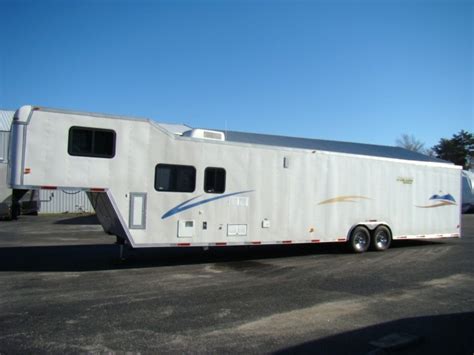 Gooseneck living quarters millennium trailers. Used RV Parts 2004 RACE CAR HAULER WITH LIVING QUARTERS ...