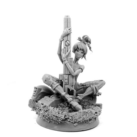 GREATER GOOD FEMALE NAKED RESTING SNIPER 28MM Wargame Exclusive