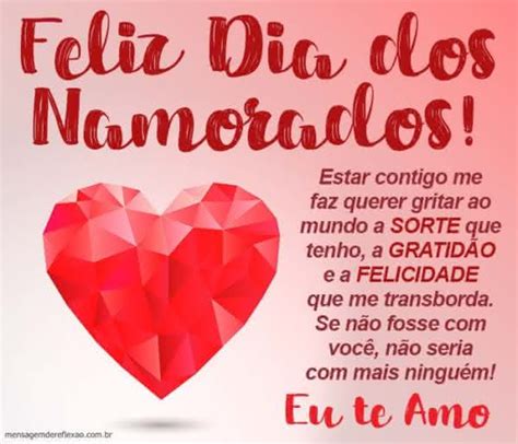 O dia dos namorados é uma comemoração muito importante para alguns casais que fazem planos para essa data, em que comemoramos o o dia dos namorados é um dia de comemoração para os casais apaixonados que estão se descobrindo, o namoro é uma fase de conhecimento porém não. MENSAGEM DIA DOS NAMORADOS 2020: Mensagens para compartilhar