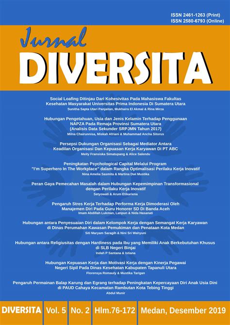 Vol 5 No 2 2019 Jurnal Diversita Desember Jurnal Diversita