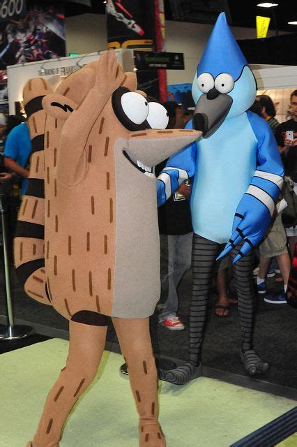 Rigby And Mordecai From Regular Show Flickr Regular Show Mascot