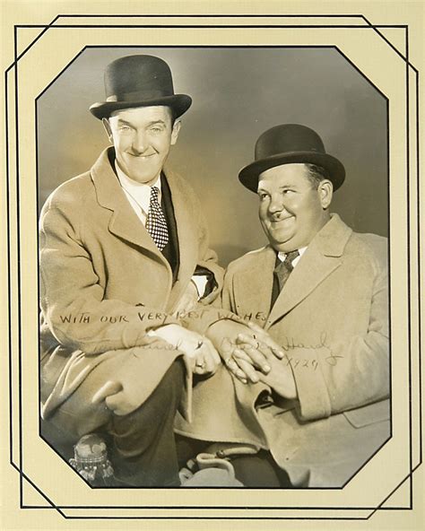 Sold Price Laurel And Hardy Signed Photograph October 6 0105 1200