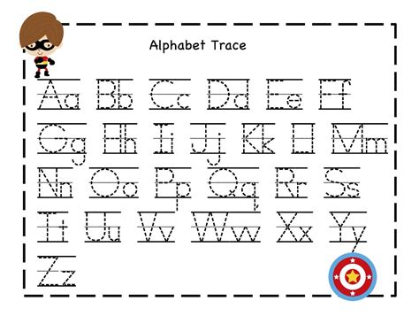 Preschool printables...alphabet tracing sheet from owensfamily-gwyn