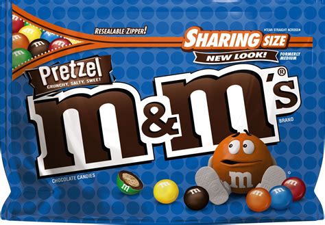 Mandms Pretzel Chocolate Candy Sharing Size 8 Oz Bag