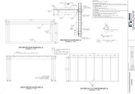 The entrance to your building is in every way the first impression of you. Entrance / Overhead Canopy Details | Backyard canopy ...