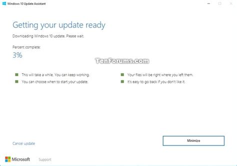 Update To Latest Version Of Windows 10 Using Update Assistant Tutorials