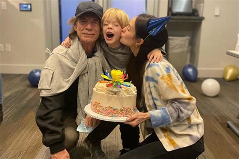 Mick Jagger And Girlfriend Melanie Hamrick Celebrate Son Deveraux S Th
