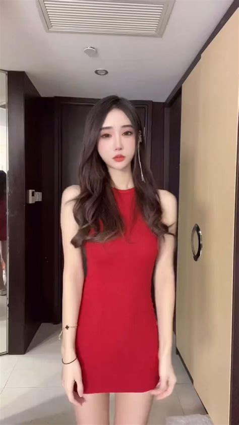 冰冰酱 ️ asian fashion red bodycon dress [video] in 2022 dresses red bodycon dress fashion