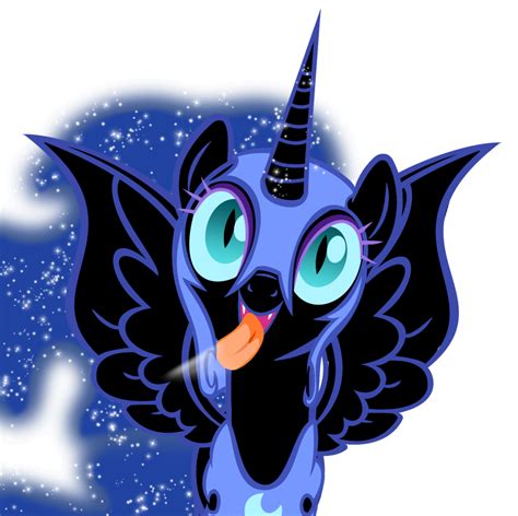 The mystery grows at sunrise when the entire town and the ponies in it are revealed to have been drained of color. Nightmare Moon licking the screen | My Little Pony ...