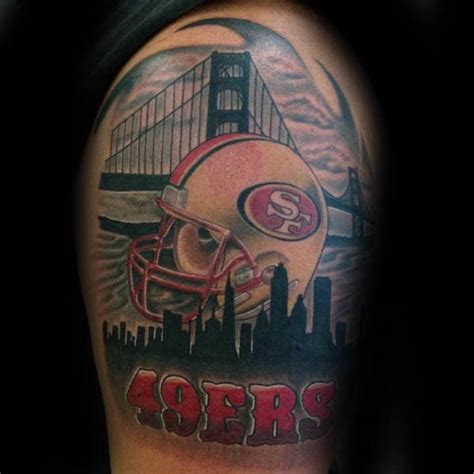 50 San Francisco 49ers Tattoos For Men Football Design Ideas