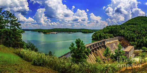 Army corps of engineers reservoir in georgia, located in northwestern metro atlanta. Lake Allatoona Dam Photograph by Nick Zelinsky Jr