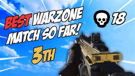 Best Warzone Solo Match 18 Kills Modern Warfare Warzone Youtube