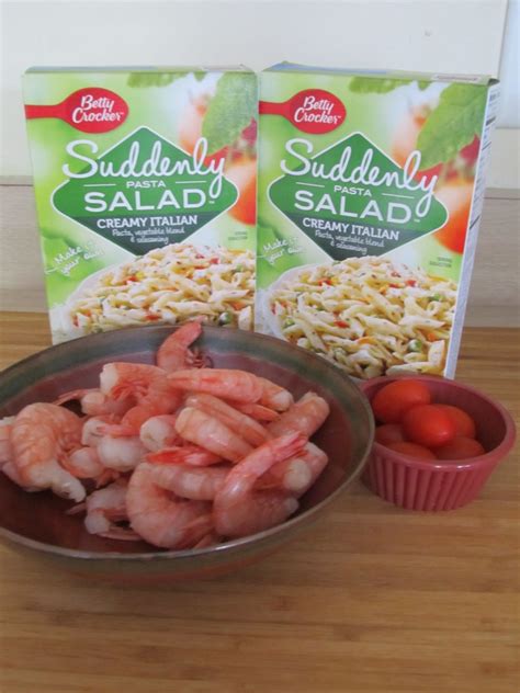 Gently boil uncovered 12 minutes, stirring occasionally. Easy Creamy Italian Shrimp Pasta for a Quick BBQ side $25 ...