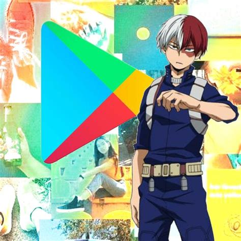 Todoroki Icono Play Store ♥️🧡💛💙 Em 2021 Ícones Personalizados