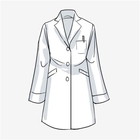 Lab Coat PNG Image Drawing White Lab Coat Drawing White Lab PNG