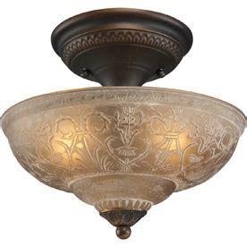 The feiss thayer four light semi flush fixture in smith steel provides abundant light to your home, while adding style and interest. Portfolio 11.5-in W White Washed Etched Glass Semi-Flush ...