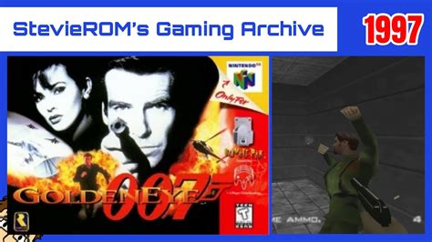 Goldeneye 007 N64 Gameplay Playthrough Stage 1 The Dam Youtube