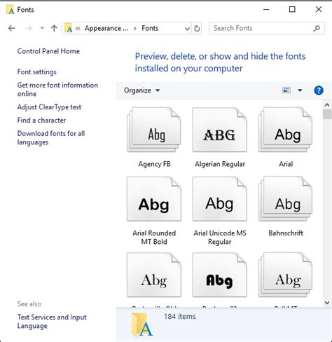 Как поставить кастомный шрифт на Windows 10