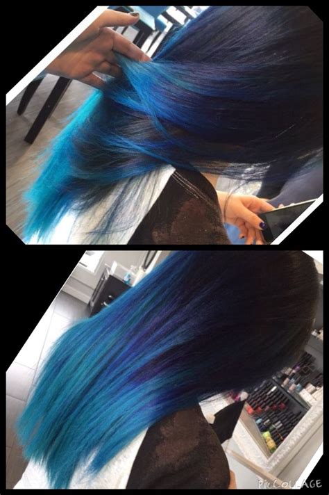 Blue Hair Blue Ombre Fun Hair Bright Hair Shades Of
