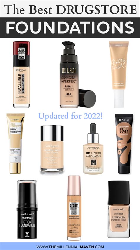 Top 10 Best Foundations At The Drugstore In 2022 Best Drugstore