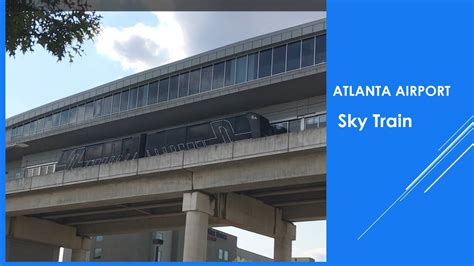 Sky Train Atlanta Airport External People Mover Youtube