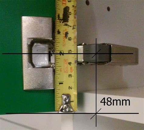 Overlay, these concealed hinges are retrofitable and allow any level diyer to do away with the heavy slamming of cabinet doors. IKEA Sektion Ultrusta Cabinet Hinge: Making a Template ...