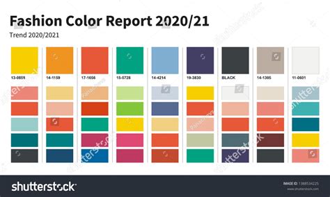 Fashion Color Trend 2020 2021 An Example Of A Color Palette Forecast