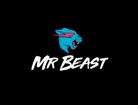 Mr Beast Logo Outline