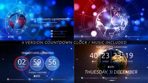 Create a few simple countdown timers in after effects easily! News Countdown Clock After Effects templates | 9094274