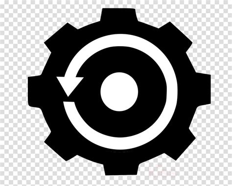 Download Gear Silhouette Vector at Vectorified.com | Collection of ...