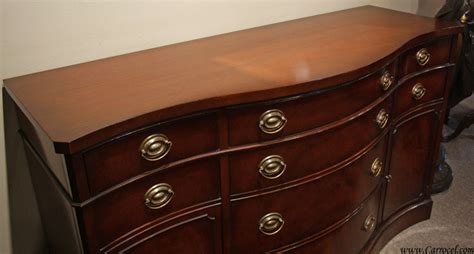Antique Solid Mahogany Sideboard Buffet By Drexel At 1stdibs