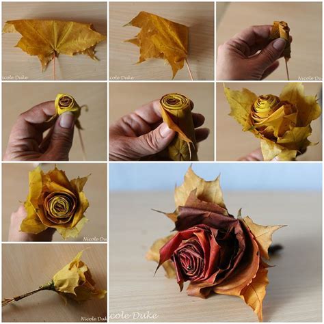 40 creative diy craft projects with fall leaves