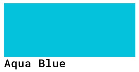 Aqua Blue Color Codes The Hex Rgb And Cmyk Values That You Need