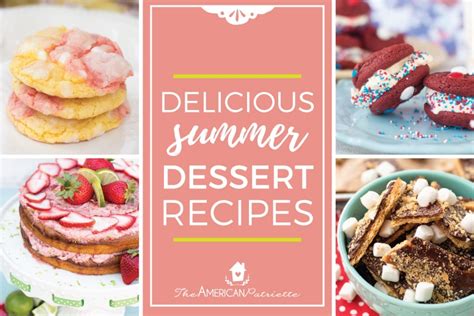 20+ easy casserole recipes for easy meal planning! Delicious Summer Dessert Recipes for a Crowd - The ...