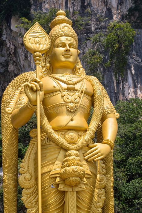 Batu caves, kuala lumpur is famous for the giant statue of lord kartikeya situated at the entrance and the limestone caves. Murugan Statue At The Entrance Of Batu Caves Near Kuala ...