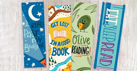 celebrate reading with these free printable bookmarks