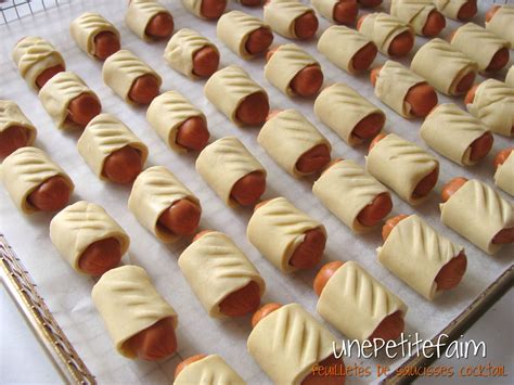 Voir un exemple de carnet de recette s'inscrire. Feuilletés de saucisses cocktails - Une petite faim ...