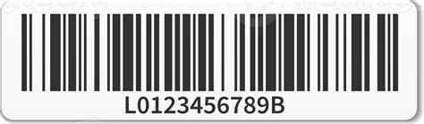 Barcode Label Illustration 12896798 Png