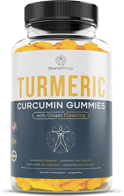 Amazon Com Turmeric Curcumin Gummies With Black Pepper Extract