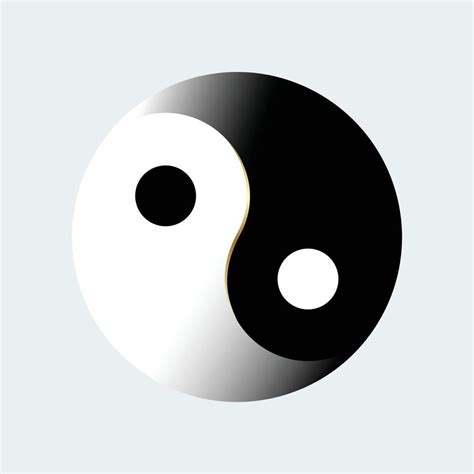 Taijitu Symbol Black And White Yin Yang On A White Background 2898760