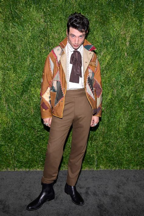 A Look At Ezra Millers Bold Fashion Sense